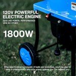 Landworks Electric Leaf Mulcher Shredder + Cutting Blade