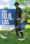Wild Badger Cordless Leaf Blower - Powerful 26cc Engine