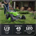 Greenworks 40V Brushless Cordless Self-Propelled Mower