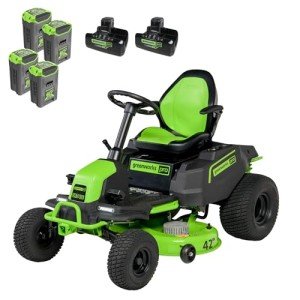 Greenworks 60V 42" Cordless Riding Mower Set