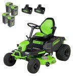 Greenworks 60V 42" Cordless Riding Mower Set