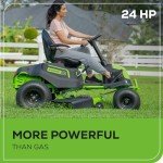 Greenworks 60V 42" Cordless Riding Mower Set