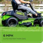 Greenworks 60V 42" Cordless Riding Mower Set