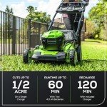 Greenworks 40V Self-Propelled 21" Cordless Lawn Mower