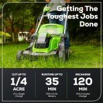 Greenworks 40V 17" Cordless Push Lawn Mower