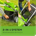 Greenworks 40V 17" Cordless Push Lawn Mower