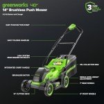 Greenworks 40V 14” Brushless Cordless Lawn Mower