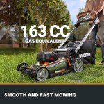 WORX Nitro 40V Cordless Self-Propelled Lawn Mower