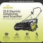 Sun Joe 13-Inch Electric Lawn Dethatcher & Scarifier