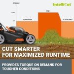 Worx Cordless Lawn Mower with 40V Power Share