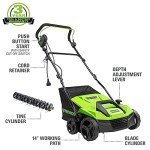 Greenworks 13 Amp 14-Inch Corded Dethatcher