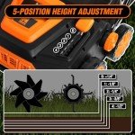 WEN 15-Inch 13-Amp Electric Dethatcher and Scarifier