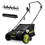 Sun Joe 15-Inch Electric Lawn Dethatcher & Scarifier