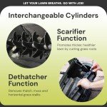 Sun Joe 15-Inch Electric Lawn Dethatcher & Scarifier