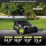 Sun Joe 15-Inch Electric Lawn Dethatcher & Scarifier