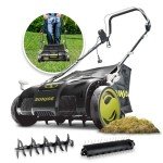 Sun Joe 15-Inch Electric Lawn Dethatcher & Scarifier