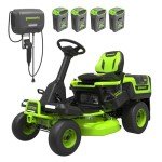 Greenworks 60V 30" Lawn Tractor with Charger