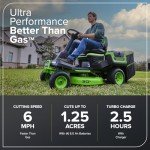 Greenworks 60V 30" Lawn Tractor with Charger