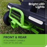 Greenworks 60V 30" Lawn Tractor with Charger