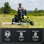 Greenworks 80V 42" Electric Riding Lawn Mower
