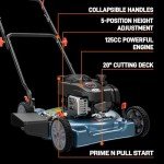 SENIX 20-Inch Gas Lawn Mower with 125cc Engine