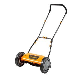 LawnMaster 14-Inch Push Reel Mower with 5 Blades