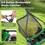 Goplus 14-Inch Manual Push Lawn Mower