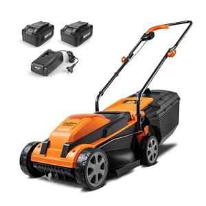 LawnMaster CLM2413A Cordless 13-Inch Lawn Mower 24V