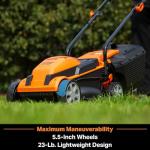 LawnMaster CLM2413A Cordless 13-Inch Lawn Mower 24V