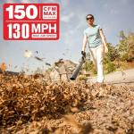 MZK Cordless Leaf Blower - Lightweight, Battery Included