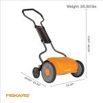 Fiskars Staysharp Push Reel Mower (17")