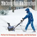 Westinghouse 20-Inch Electric Snow Blower with LED Lights