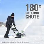 Greenworks 80V 20” Cordless Brushless Snow Blower