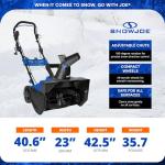 Snow Joe 21" Corded Electric Snow Blower