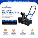 Snow Joe 21" Corded Electric Snow Blower