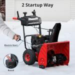 PowerSmart 24-Inch Self-Propelled Gas Snow Blower