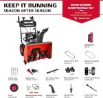 PowerSmart 24-Inch Self-Propelled Gas Snow Blower