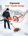 VOLTASK Cordless 48V Snow Shovel with Wheels