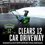 EGO Power+ 21-Inch Cordless Snow Blower