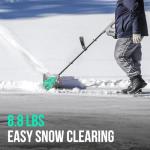 Litheli 20V Cordless Snow Shovel with Battery