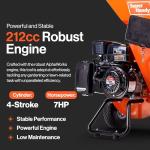 Ultra Heavy Duty 7HP Wood Chipper Shredder Mulcher