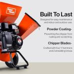 Ultra Heavy Duty 7HP Wood Chipper Shredder Mulcher
