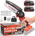 Upgraded 6" Mini Cordless Chainsaw Kit, 21V Rechargeable