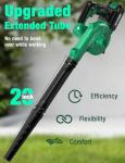 KIMO Cordless 2-in-1 Leaf Blower & Vacuum