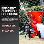 Powerful Wood Chipper Shredder Mulcher for Firebreaks