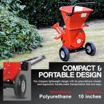 Powerful Wood Chipper Shredder Mulcher for Firebreaks