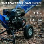 Landworks Gas Powered Wood Chipper Shredder Mulcher