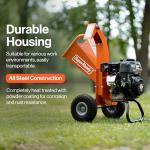 SuperHandy 7HP Mini Wood Chipper Shredder Mulcher