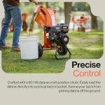 SuperHandy 7HP Mini Wood Chipper Shredder Mulcher