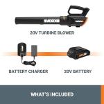 WORX 20V Cordless Leaf Blower - WG547